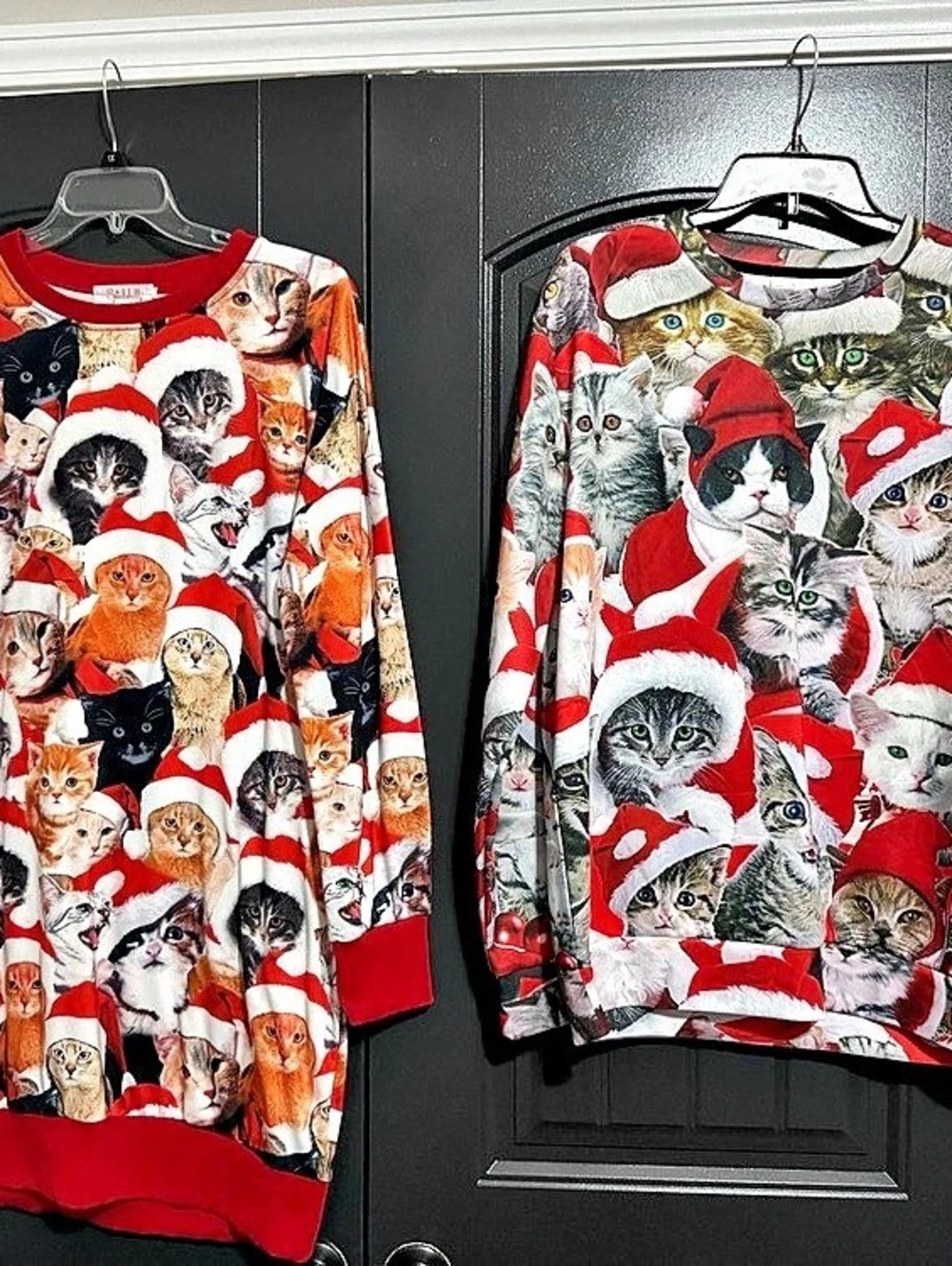 Couples Christmas matching tops